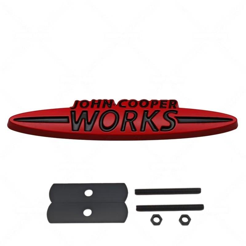 Pegatinas Emblema de Metal JCW John Cooper Works Calcomanía para Guardabarros Lateral Trasero Maletero de Coche Pegatina