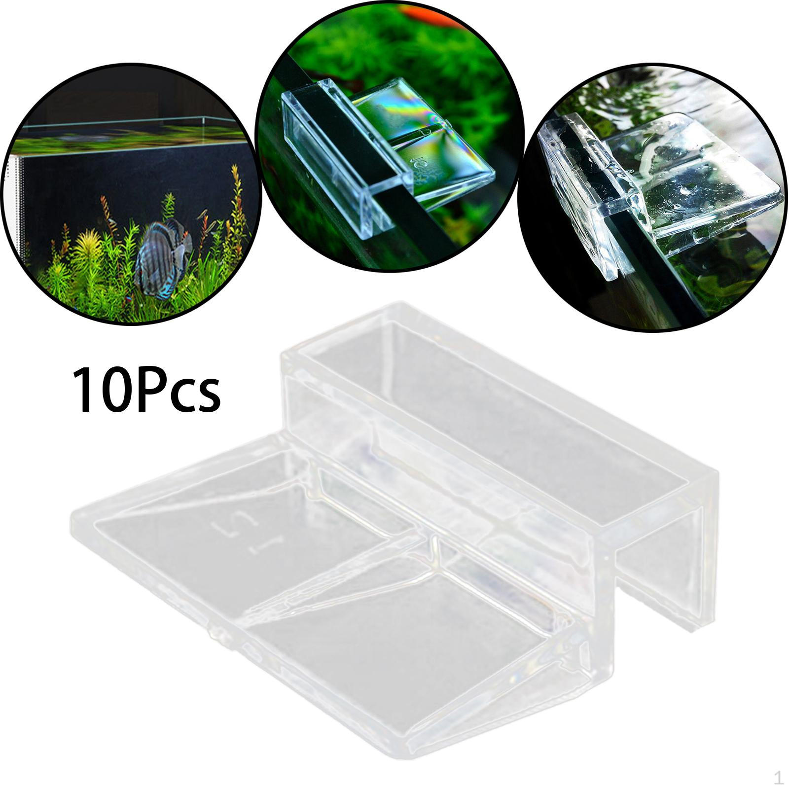 Набор из 10 зажимов-держателей для аквариумной сетки для стеклянной крышки 12mm