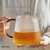 YIHUTEA Handmade Glass Teapot with Infuser