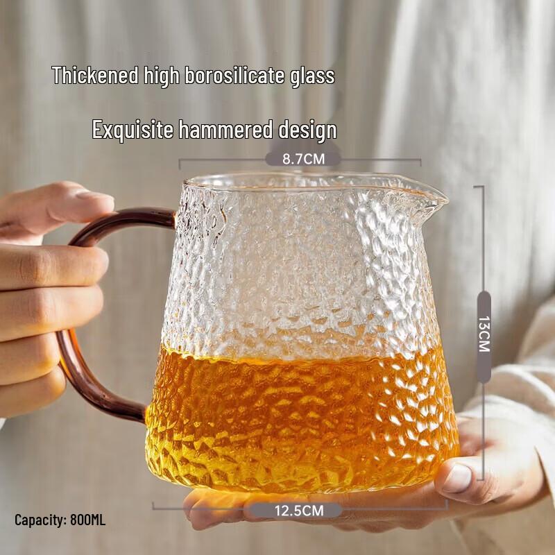 YIHUTEA Handmade Glass Teapot with Infuser
