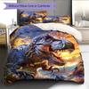Cartoon Pattern Bedding Quilt Set Quilt Cover Pillowcase Home Decoration Birthday Gift (1 * Duvet Cover + 2 * Pillowcase, Without Core)
