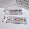 8 Pairs Portable Contact Lenses Soak Storage Case 7 Colors RGP Lens Container  Beauty