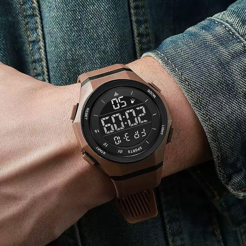 Men's Electronic Wristwatch Fashionable Youth Sports Anti Fall Luminous Electronic Watch