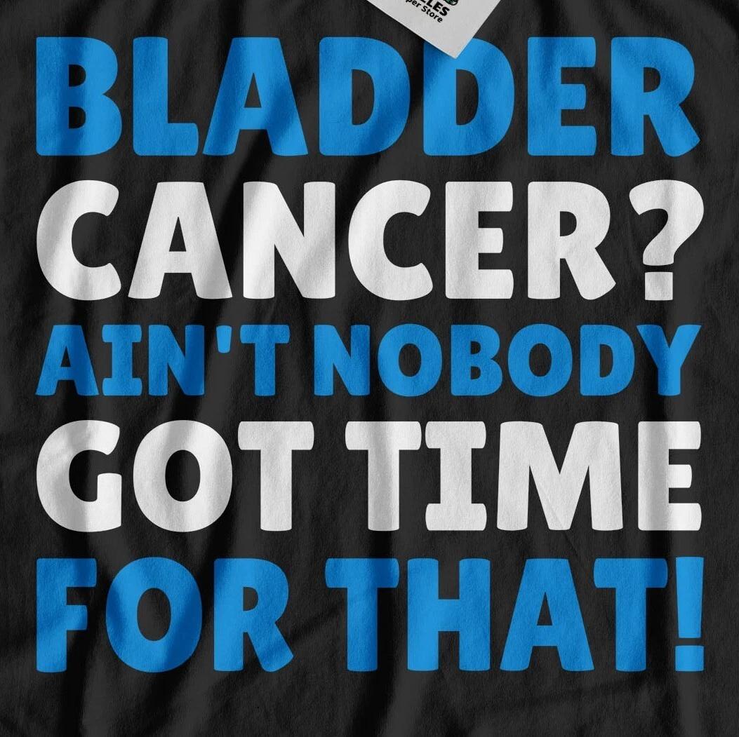 Unisex Funny Bladder Cancer T-Shirt Cystectomy Surgery Gifts L