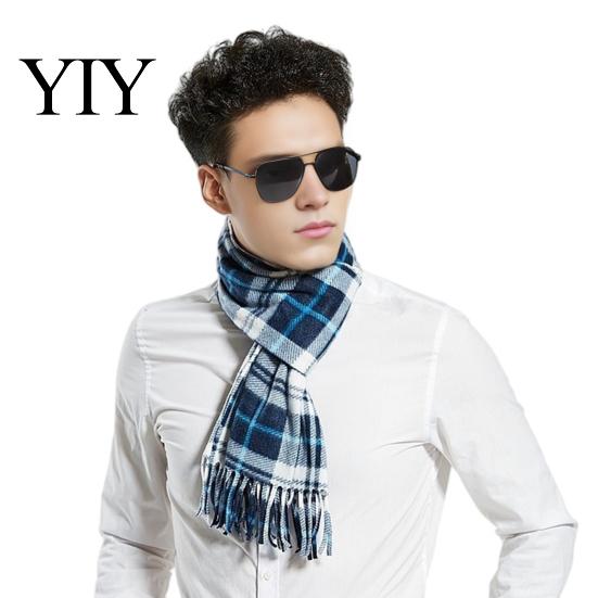 Commuting Winter Gear Classic British Plaid Scarf for Men Women, Soft Double-Sided Velvet Shawl, Skin-friendly Wrap Warm Thickened Neck Autumn