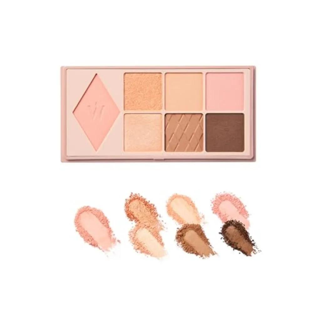 

Wonjungyo W Daily Mood Up Eyeshadow Palette Blossom Coral 8g Set of 2 2-piece set