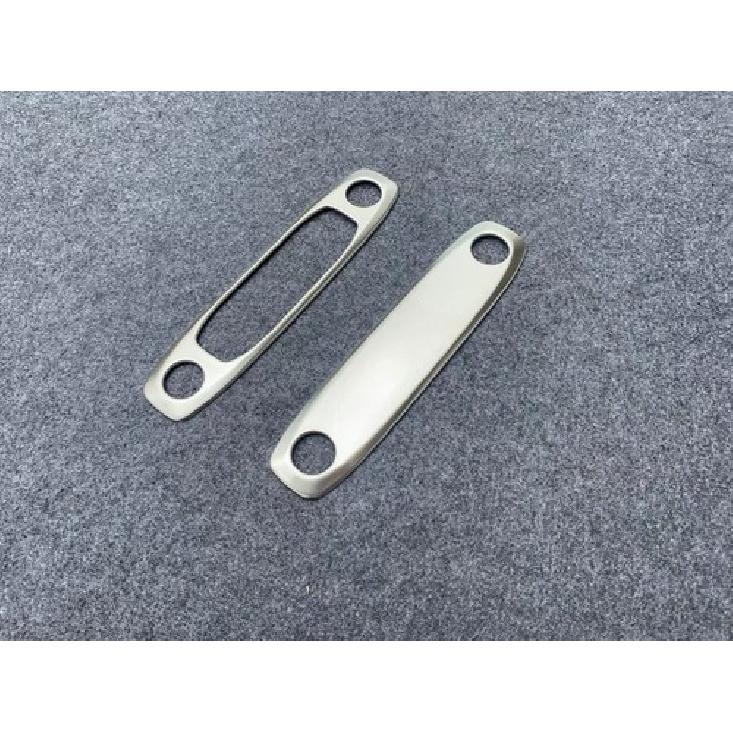 Front&Rear Reading Light Lid Cover Trim For 2018- Tesla Model 3 Steel Matte