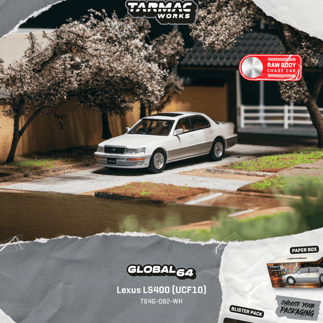 TW 1:64 Lexus LS400 UCF10 Cast Alloy Static Car Model, Boys Holiday Gift Toy Collection Decoration Item.