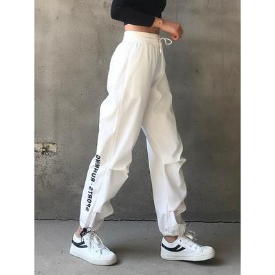Sneldrogende Gym Broek Hardlopen Yoga Werkkleding Broek Lente en Zomer Nieuwe Stijl Benen Strikken Voeten Strikken Joggingbroek voor Dames
