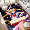 Benutzerdefinierter Name Personalisierter Sailor Moon Druck Teppich, Vielseitiger Heimdekor Teppich, für Spielzimmer, Wohnung, Balkon, Eingangsbereich, Flur Geschenk