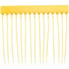 HOT 100 Plastic Tamper Seals, Numbered Zip Ties Tags,Disposable Self Locking Signage for ,Shipping,250mm E