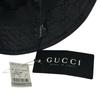 Used Good Condition GUCCI GG Canvas Hat Polyester/Cotton Black Ladies Bucket [Used] [Free Shipping]
