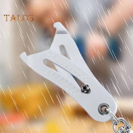 Portable Thread Size Checker Keychain Precision Thread Ruler Precise Nut And Bolt Thread Checker Inch Metric Hexagon Nut Thread Measuring Gauge