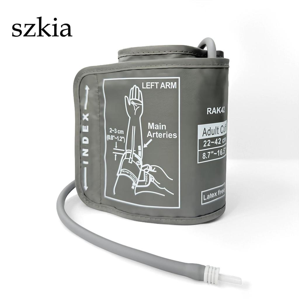 Upper Arm Blood Pressure Monitor with Extended Cuff and Connector for Home Use