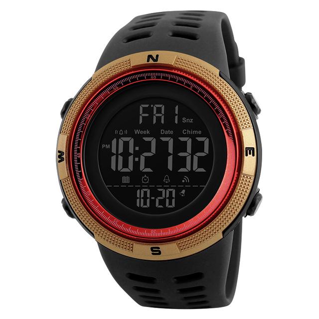 Brand Men Sports Watches Fashion Chronograph Countdown Relogio Masculino Waterproof LED Digital Watch Man Wrist Watch