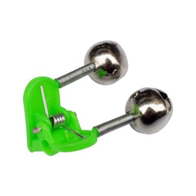 BITE ALARM Balıkçılık Alarmı 4.5X2.5X2cm 7g Çift Zil Yeşil