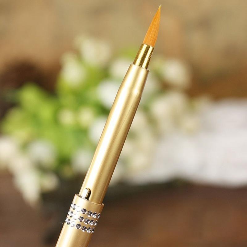 

5Pcs Portable Retractable Lip Brush Metal Shell Lipstick Brush Lip Gloss Brush Women s Makeup Tool Lip Brush Mini Lip Line Brush Random Color 5Pcs