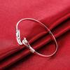 925 Sterling Silver Bracelets for Women Fine Cute Dolphin Bangle Adjustable Jewelry