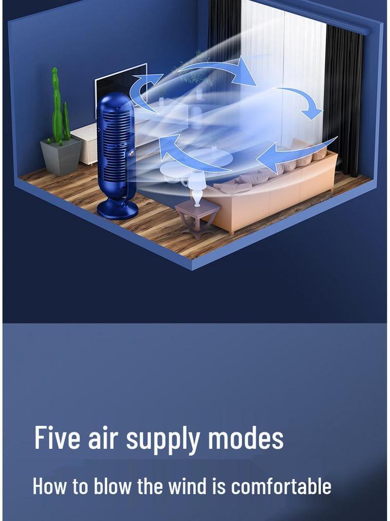 Silent Desktop Air Circulator Fan for Home, Dorm, or Office