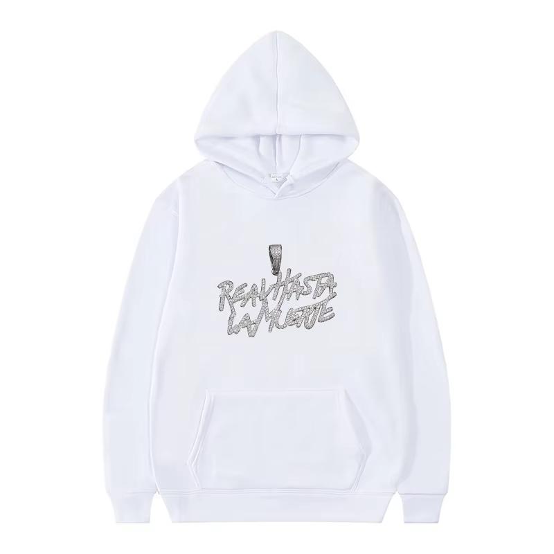 Fall and Winter Men and Women with the Same Hooded Sweater EW PEOPLE Printing Casual Fashion Trend Daily Wear Fleece Warm Tops