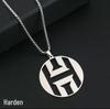 Men's Titanium Steel Hip Hop Pendant Necklace - Trendy, Non-fading Street Style