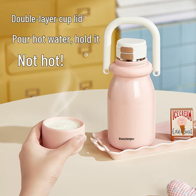 WUSWUS Women s Insulated Water Bottle with Straw