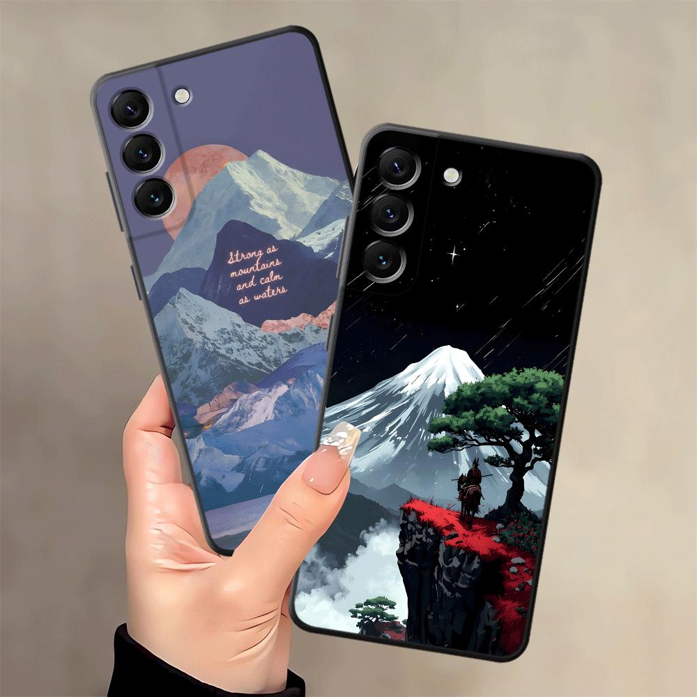 Creative Mountain Peak Art Phone Cover Case for Samsung Galaxy A05 A23 A55 A52 A36 A57 A15 A06 A73 A51 A25 A16 A53 A17 A37 A50