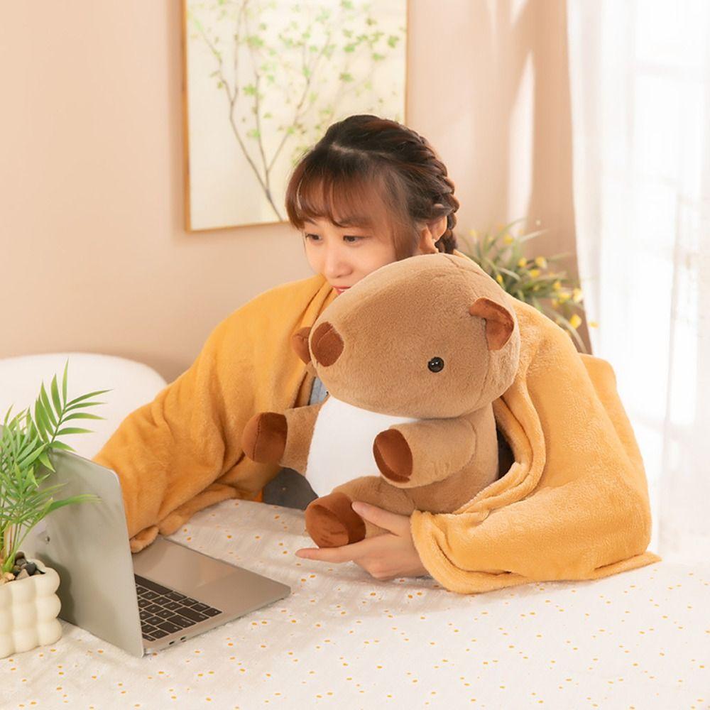 Cute Doll French Fries Capybara Plush Toy Simulation Capybara Plush Doll  Birthday Gift