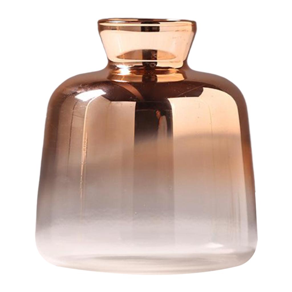 Современная хрустальная стеклянная ваза, ваза для цветов, ваза для сухоцветов, стеклянная прозрачная кашпо 11x9cm Mouth 4cm