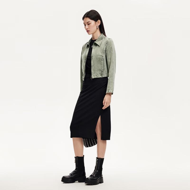 

VEROMODA Women s Wasteland Style Short Denim Jacket M