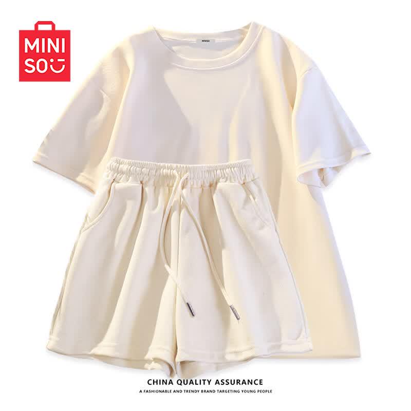 MINISO Women's Summer Cotton Short Set