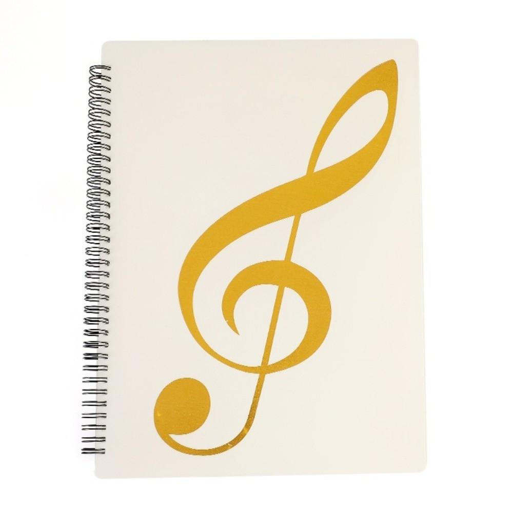 Waterproof Music Binder Spiral-Bound Document Folder Document Holder Sheet Music Folder  Home