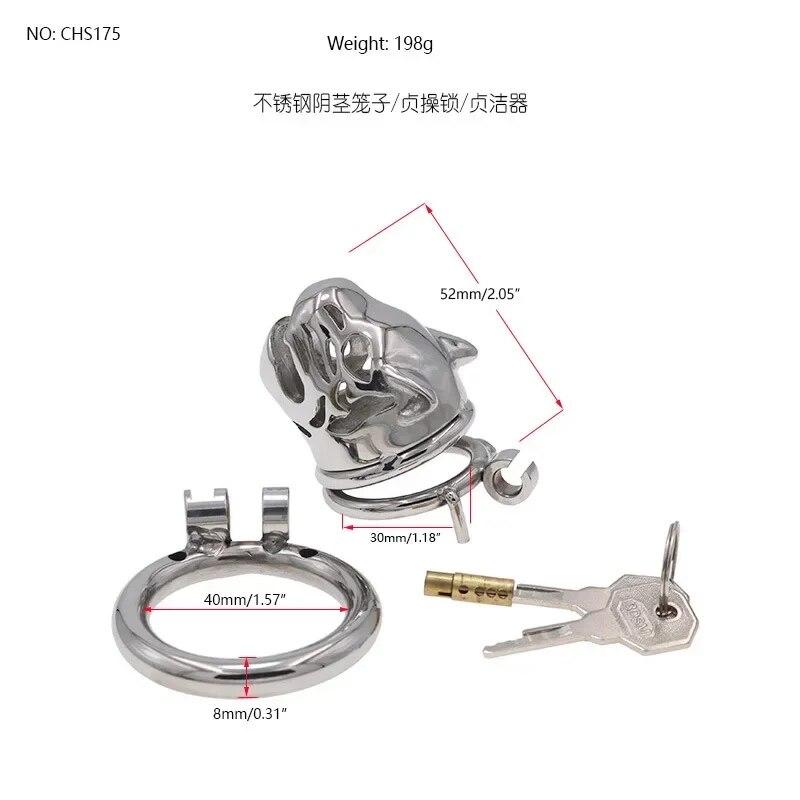 Trainer Belt BDSM Cock Cage Lockable Chastity Cage Sex Toys for Men Gay Penis Cock Ring Erotic Lock Male Chastity Device