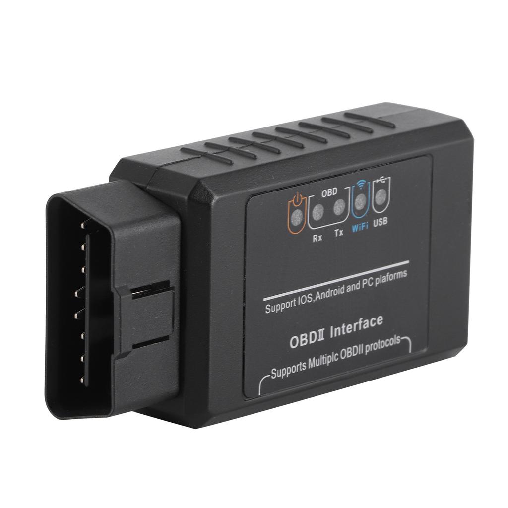 WiFi USB Fault Codes Reader OBD2 Scanner MultiFunction Diagnostic Tool for 12V Gasoline Vehicle