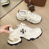 Muffin Sole Dad Shoes 22 Years Old Spring and Autumn Season New Height Increase and Height Lightweight Sports Shoes
