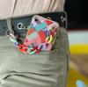 Multicolor Flexible Gel Case with Chain Lanyard for iPhone XS/X