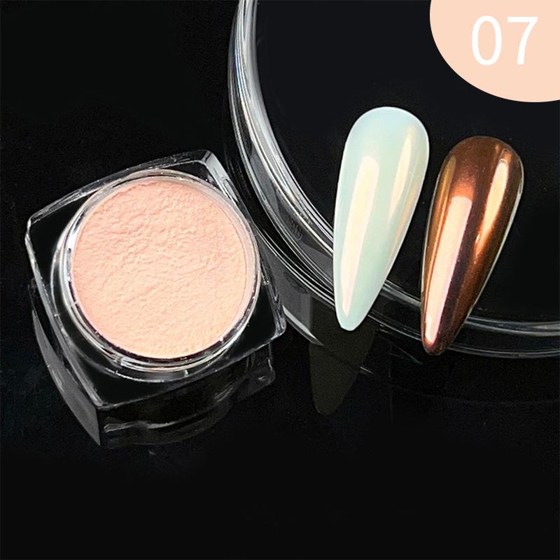 Highlight Symphony Neon Powder, Translucent Neon Mirror Flour Pearlescent Fine Glitter Diy Manicure Nail Ornament