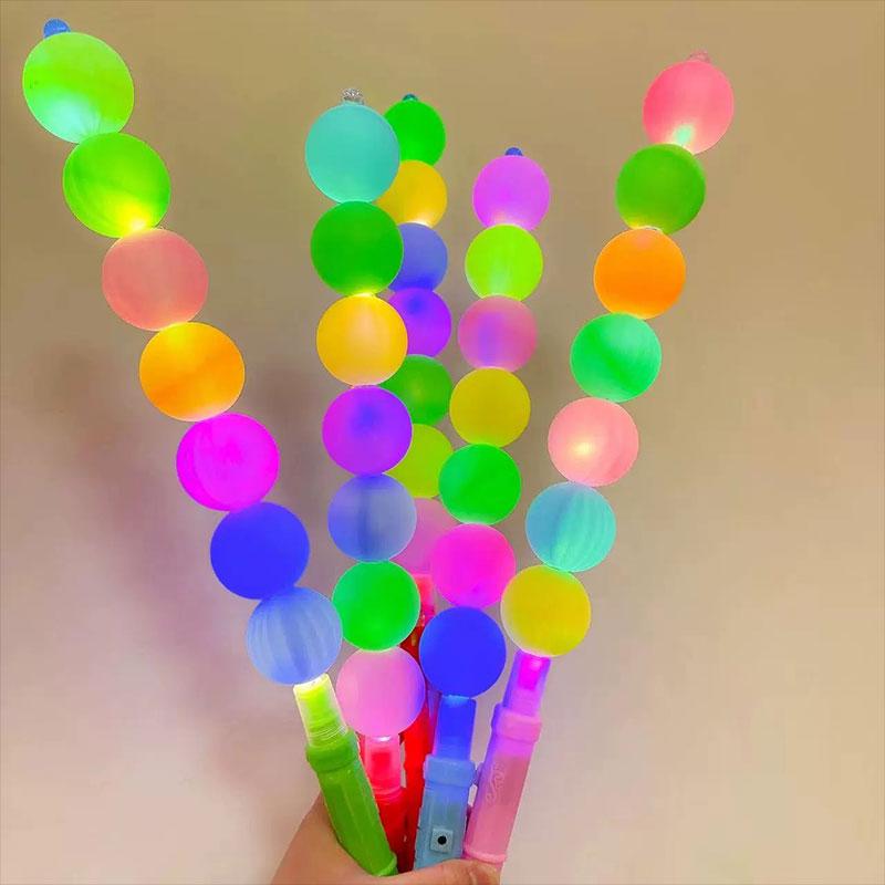 Light Up Stick Neon Party Glow Sticks Led Candied Haws 5PCS Glow In Dark Wedding Party Supplies Birthday Camping 3 Light Modes