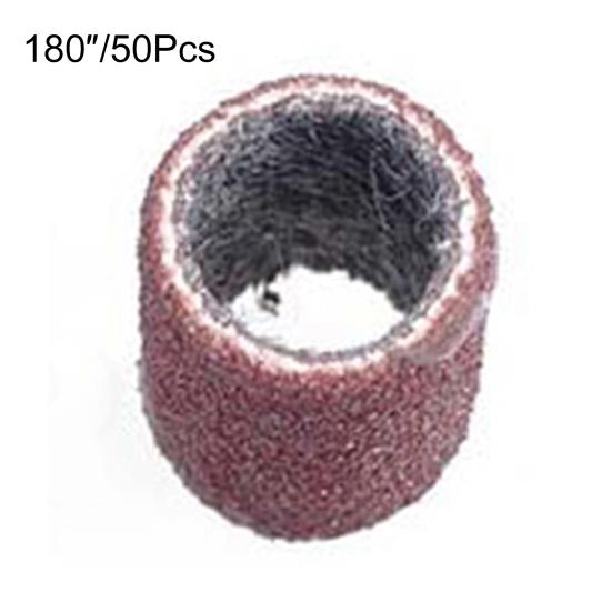 50 Pcs Sanding Band Grinding Wheel Nail Art DIY Pedicure Sander Sandingsleeve