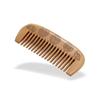 Camphor Wood Hair Comb - Solid Carved Design, Portable for Men & Women, Smooth Massage for Scalp, Free Engraving Available.
