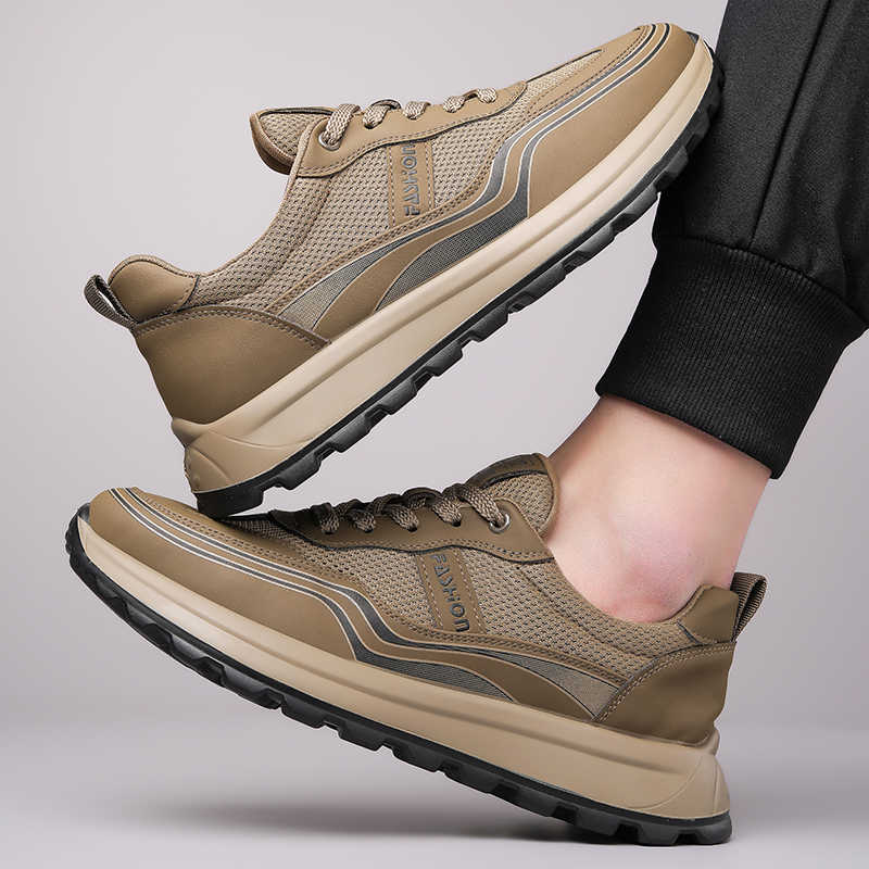 Fashion Autumn-spring With Ties Orange Shoes For Men Woven Trend Sports Original Brands Men's Sneakers Gifts Basket Hyperbeast