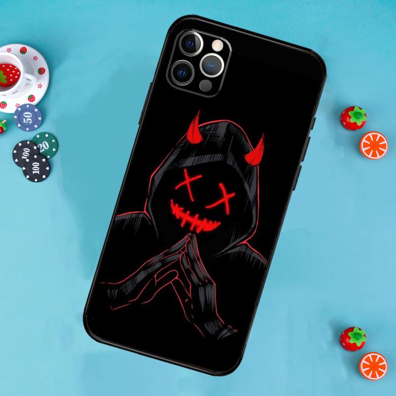 Devil Bad Boy Anime Phone Case For iPhone 17 Air 13 16 15 11 12 14 Pro Max 13 12 mini 15 16 Plus 16e Cover Funda