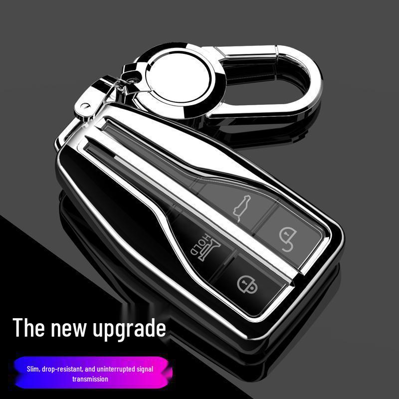 Premium Hongqi H9/HS5/HS7 Key Case with Male Buckle - Elegant Interior Car Decoration for Women