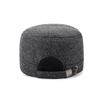 Middle-Aged and Elderly Cap Men's Winter Flat Cap Ear Protection Cap Autumn Winter Thick Warm Grandpa Cotton Cap