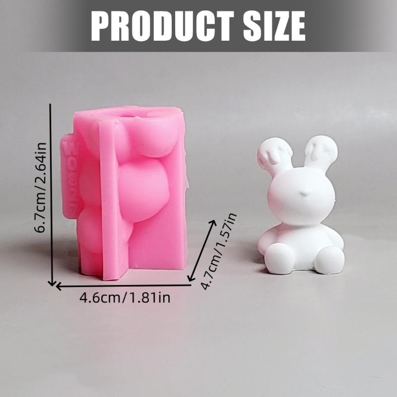 Kerzenform,Tier-Silikonform für die Kerzenherstellung Schmelzender Bär Kerzenform für handgemachte Seife,Aromatherapie-Kerze