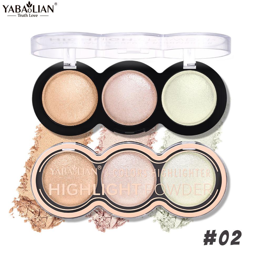 Highlighter Palette, Blusher Palette, Not Easy To Fade, Brightens Skin Tone and Contours