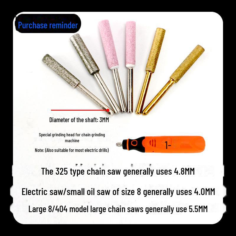 Electric Saw Chain Grinder Head: Ceramic Diamond Emery Accessories