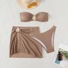 Damen Bikini Dreiteiler aus Polyester für Schwimmen und Wassersport