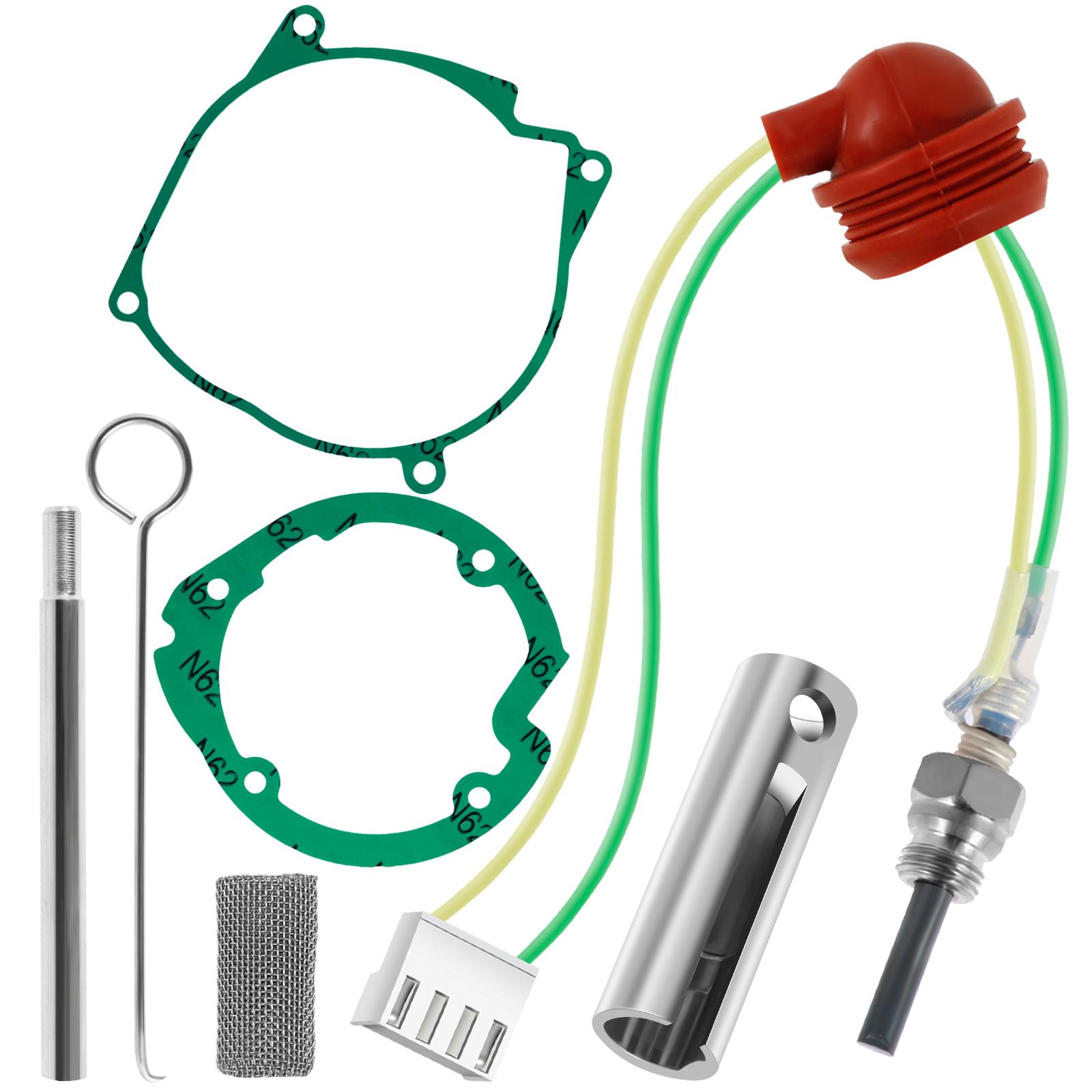 

Комплект для ремонта свечи накаливания 2В 2кВт 5кВт 8кВт Парковочный дизельный обогреватель Свеча накаливания с фильтром Керамический воздушный обогреватель Свеча накаливания для ремонта зелёный
