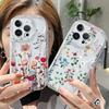 Klar Blätterwellen Handyhülle Für OPPO Reno 12F 11 11F 5G 8 11 12 Pro 8T A58 A78 A79 A98 5G Reno 7 4G 5 6 Lite A18 Hülle